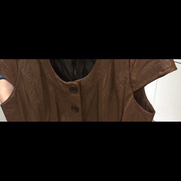 Bcbgmaxarzia leather top - Picture 8 of 8